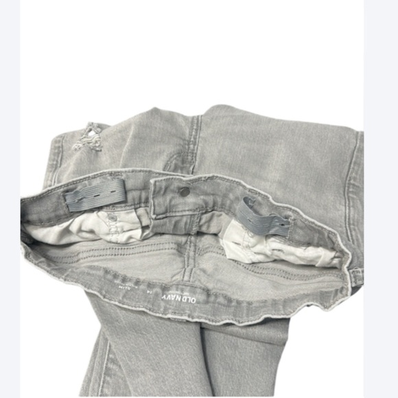 Old Navy Gray Slim Distressed Jeans – Boys Size 14 - Picture 7 of 10